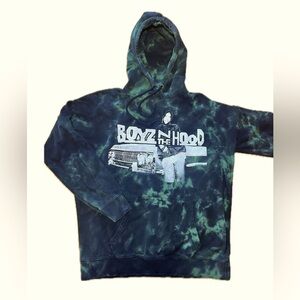 Boys N The Hood Sweatshirt Green Tie-Die | Size Small | Hip-hop/rap Hoodie
